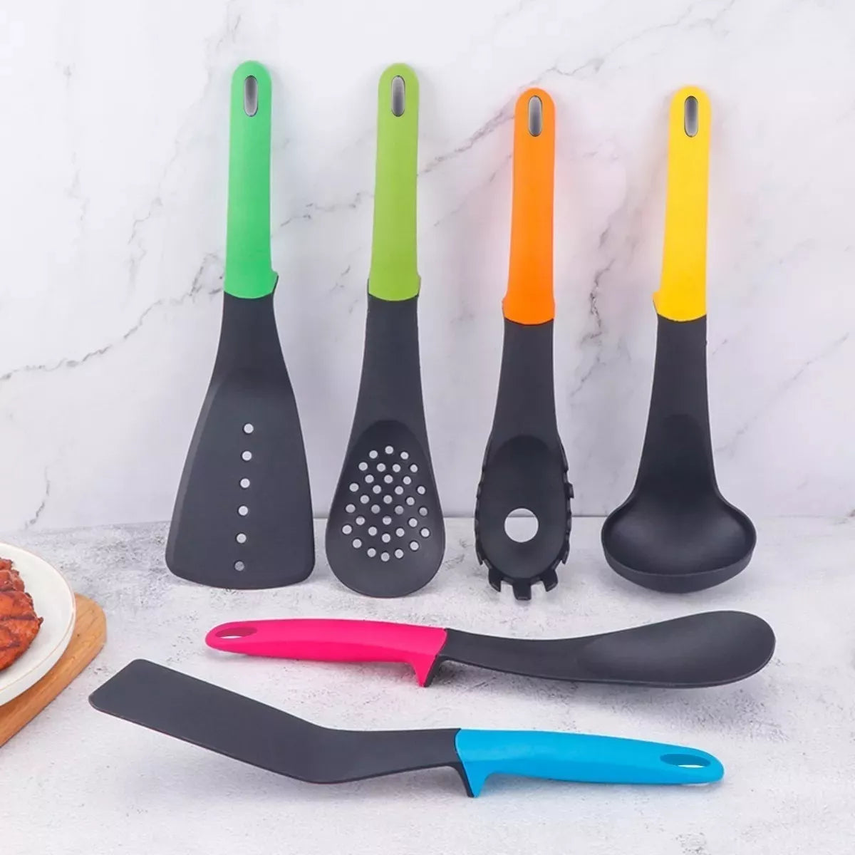 Set De Utensilios Cucharones De Cocina